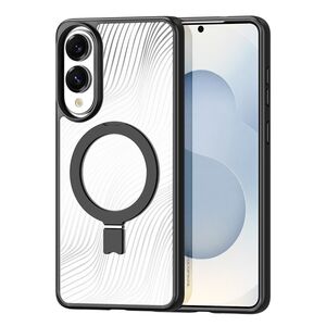 Husa pentru  Samsung Galaxy S25 Edge compatibila MagSafe, Flowing Lines Comfort Grip - transparent