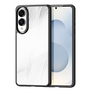 Husa pentru  Samsung Galaxy S25 Edge Flowing Lines Comfort Grip - transparent