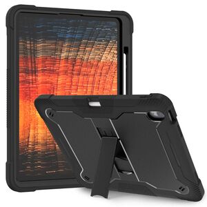 [Pachet 360°] Husa + folie din sticla pentru  Samsung Galaxy Tab S10 FE Plus 13.1 inch Rugged Heavy Duty - Negru