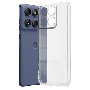Husa pentru  Motorola Edge 60 Fusion, Anti-Shock 1.5mm, cu protectie lentile, Clear