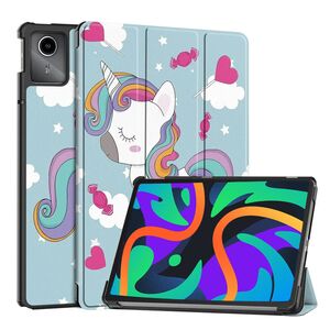 Husa LENOVO Tab M11 tip stand, functie sleep/wake-up, unicorn