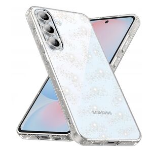 Husa pentru  Samsung Galaxy S24 FE cu sclipici Liquid Crystal Glitter, Sclipici