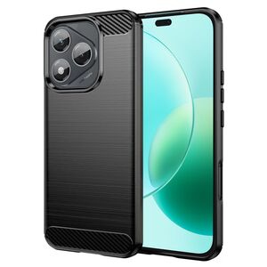 Husa pentru Honor 400 Lite Carbon Liquid Silicone, Negru