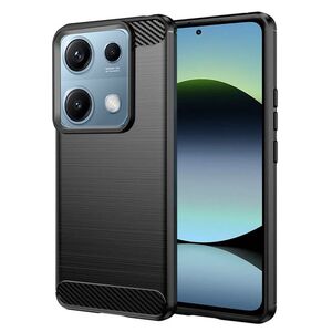 Husa pentru Xiaomi Redmi Note 14S Carbon Liquid Silicone, Negru