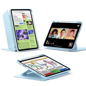 Husa pentru iPad Air 11 2024 / 2025​ M2, M3 ESR - Flip Hybrid Folio cu functie sleep / wake-up, tip stand si slot pentru stylus - Albastru