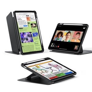 Husa pentru iPad Air 11 2024 / 2025​ M2, M3 ESR - Flip Hybrid Folio cu functie sleep / wake-up, tip stand si slot pentru stylus - Negru
