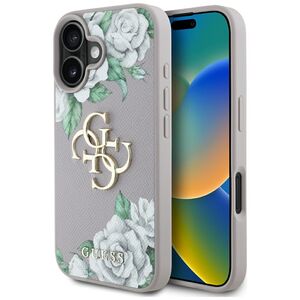 Husa premium pentru  iPhone 16 Guess Elegance Series - Mov