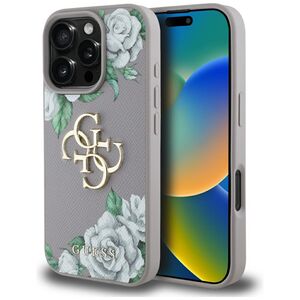 Husa premium pentru  iPhone 16 Pro Max Guess Elegance Series - Mov