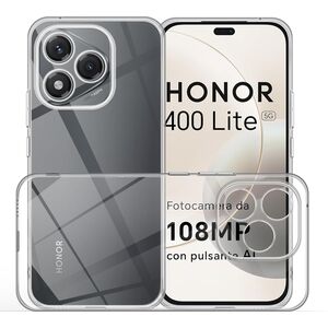 Husa pentru  Honor 400 Lite, Anti-Shock 1.5mm, cu protectie lentile, Transparent
