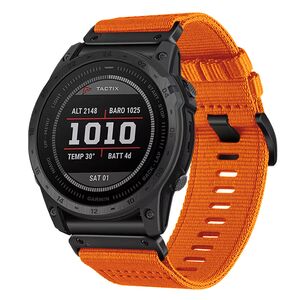 Curea pentru Huawei Watch GT 5 Pro/ GT 5/ GT 4/ GT 3/ GT 2 (46mm) din Material Textil Rezistent – Ideala pentru Stil Activ - latime 22 mm - Portocaliu