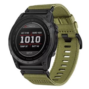 Curea pentru Huawei Watch GT 5 Pro/ GT 5/ GT 4/ GT 3/ GT 2 (46mm) din Material Textil Rezistent – Ideala pentru Stil Activ - latime 22 mm - Verde deschis