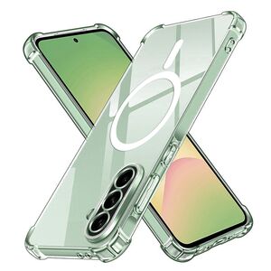 Husa pentru  Samsung Galaxy A56 compatibila MagSafe Anti-Shock 1.5mm reinforced 4 corners - clear