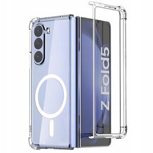 Husa pentru  Samsung Galaxy Z Fold 5 compatibila MagSafe Anti-Shock 1.5mm reinforced 4 corners - clear