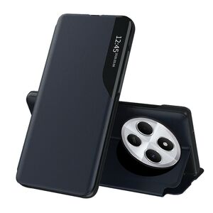 Husa pentru  Xiaomi Redmi 14C tip carte, Smart View, Albastru