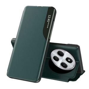 Husa pentru  Xiaomi Redmi 14C tip carte, Smart View, Verde