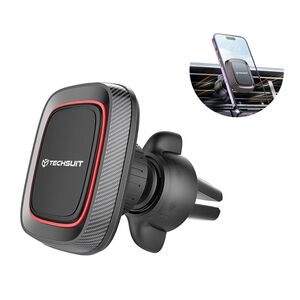 Suport Auto Magnetic pentru Grila de Ventilatie cu Placute Metalice - Techsuit MagGrip (S4) - Negru