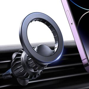 Suport Auto Magnetic VPower VentGrip Pro – Compatibil MagSafe, Rotire 360°, Prindere pe Grila de Ventilatie, Magneti puternici, universal - negru