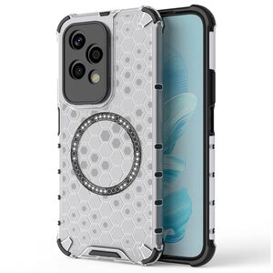 Husa pentru  Honor 200 Lite Cyber Shield Bumper, Compatibila MagSafe, Antishock reinforced corners si margini intarite - Clear