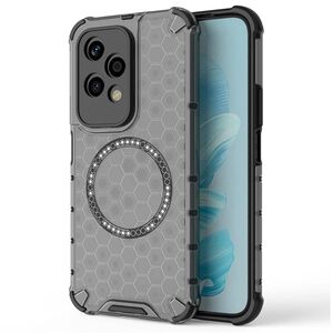Husa pentru  Honor 200 Lite Cyber Shield Bumper, Compatibila MagSafe, Antishock reinforced corners si margini intarite - Negru