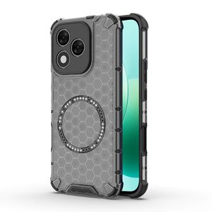 Husa pentru  Honor 400 Lite Cyber Shield Bumper, Compatibila MagSafe, Antishock reinforced corners si margini intarite - Negru