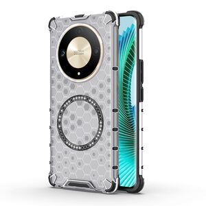 Husa pentru  Honor Magic 6 Lite Cyber Shield Bumper, Compatibila MagSafe, Antishock reinforced corners si margini intarite - Clear