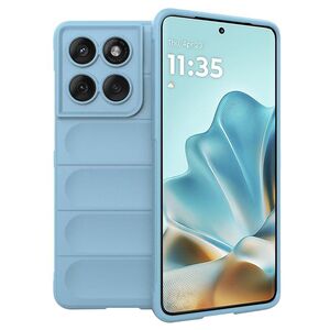 Husa pentru  Motorola Edge 60 Fusion Liquid Silicone, Microfibre Lining, Non-Slip Airbag Design, Albastru