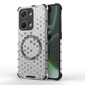 Husa pentru  OnePlus Nord 3 Cyber Shield Bumper, Compatibila MagSafe, Antishock reinforced corners si margini intarite - Clear
