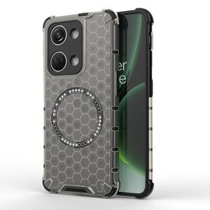 Husa pentru  OnePlus Nord 3 Cyber Shield Bumper, Compatibila MagSafe, Antishock reinforced corners si margini intarite - Negru