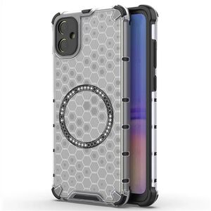 Husa pentru  Samsung Galaxy A05 Cyber Shield Bumper, Compatibila MagSafe, Antishock reinforced corners si margini intarite - Clear