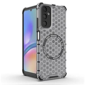 Husa pentru  Samsung Galaxy A05s Cyber Shield Bumper, Compatibila MagSafe, Antishock reinforced corners si margini intarite - Clear
