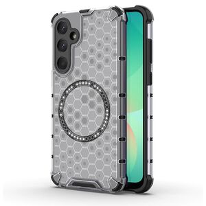 Husa pentru  Samsung Galaxy A26 Cyber Shield Bumper, Compatibila MagSafe, Antishock reinforced corners si margini intarite - Negru