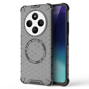 Husa pentru  Xiaomi Redmi 14C Cyber Shield Bumper, Compatibila MagSafe, Antishock reinforced corners si margini intarite - Negru