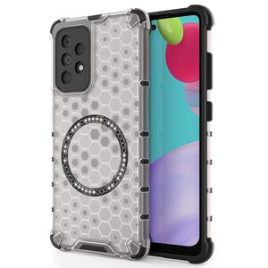 Husa pentru Samsung Galaxy A52  / A52s Cyber Shield Bumper, Compatibila MagSafe, Antishock reinforced corners si margini intarite - Clear