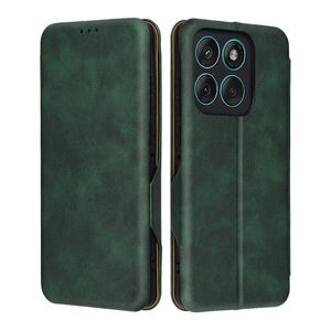 Husa tip carte pentru Motorola Edge 60 Fusion Smart Wallet fata - spate protectie 360 - Verde