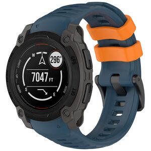 Curea pentru Garmin Instinct E 40mm din silicon, latime 22 mm - Albastru deschis