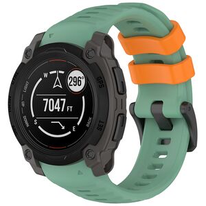 Curea pentru Garmin Instinct E 40mm din silicon, latime 22 mm - Verde deschis