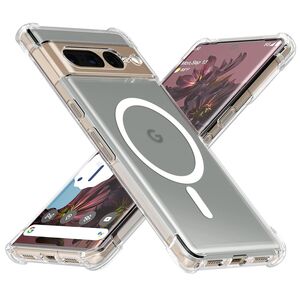 Husa pentru  Google Pixel 7 Pro compatibila MagSafe Anti-Shock 1.5mm reinforced 4 corners - clear