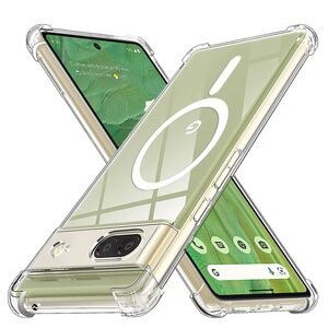 Husa pentru  Google Pixel 7 compatibila MagSafe Anti-Shock 1.5mm reinforced 4 corners - clear