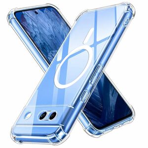 Husa pentru  Google Pixel 8a compatibila MagSafe Anti-Shock 1.5mm reinforced 4 corners - clear