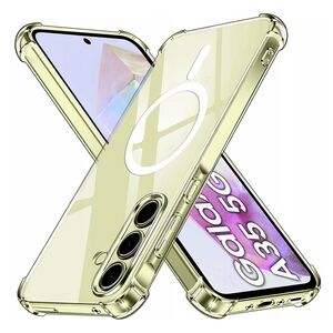 Husa pentru  Samsung Galaxy A35 compatibila MagSafe Anti-Shock 1.5mm reinforced 4 corners - clear