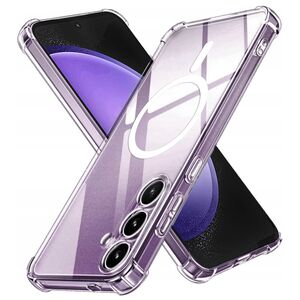 Husa pentru  Samsung Galaxy S23 FE compatibila MagSafe Anti-Shock 1.5mm reinforced 4 corners - clear
