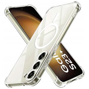 Husa pentru  Samsung Galaxy S23 Plus  compatibila MagSafe Anti-Shock 1.5mm reinforced 4 corners - clear