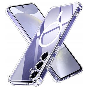Husa pentru  Samsung Galaxy S24+ Plus compatibila MagSafe Anti-Shock 1.5mm reinforced 4 corners - clear