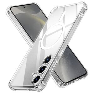 Husa pentru  Samsung Galaxy S24 compatibila MagSafe Anti-Shock 1.5mm reinforced 4 corners - clear