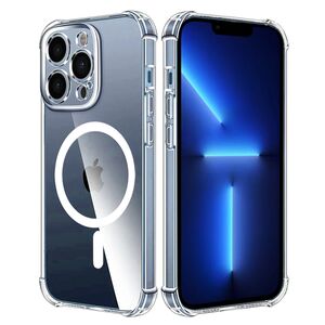 Husa pentru  iPhone 13 Pro Max compatibila MagSafe Anti-Shock 1.5mm reinforced 4 corners - clear