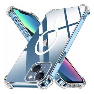 Husa pentru  iPhone 13 compatibila MagSafe Anti-Shock 1.5mm reinforced 4 corners - clear