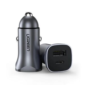Incarcator pentru Masina Type-C, USB, 30W, 5V/3A, PD3.0 - Ugreen CD130  (40858) - Black