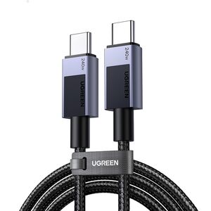 Cablu de Date USB-C la Type-C, PD240W, 5A, 480Mbps, 1m - Ugreen L513 (45067) - Space Gray