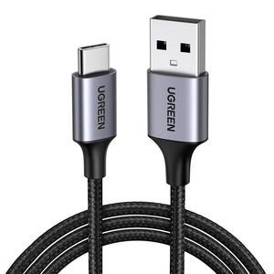 Cablu de Date USB la Type-C, PD18W, 3A, 480Mbps, QC3.0, 1m - Ugreen US288 (60126) - Black