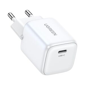 Incarcator USB-C, GaN, Fast Charging, 20W, 3A, QC4.0+ - Ugreen Nexode CD319 (15324) - White
